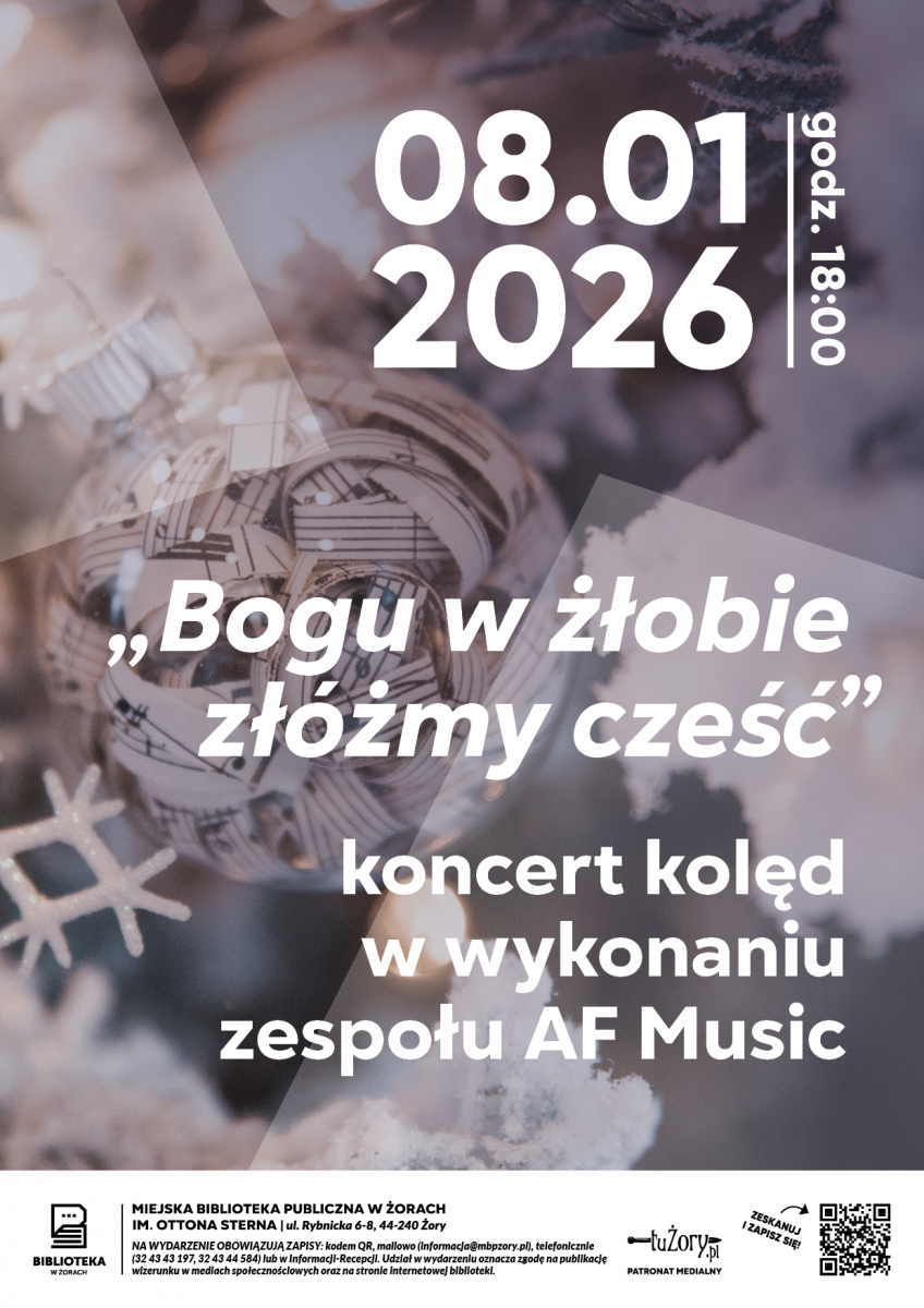 Koncert kolęd AF Music w żorskiej bibliotece