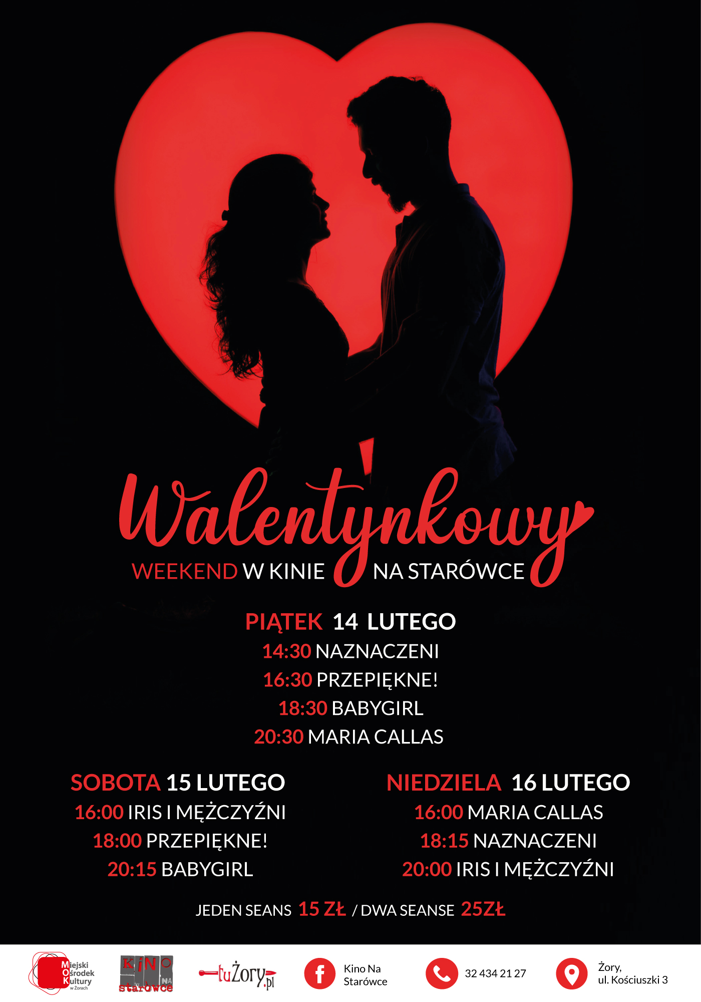 Walentynkowy weekend w Kinie Na Starówce
