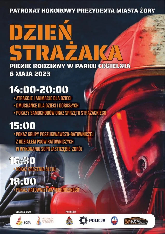 Dzień strażaka - piknik rodzinny w Parku Cegielnia