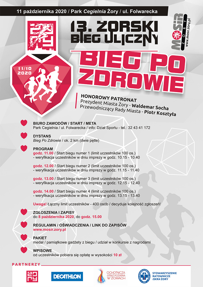 13. Żorski Bieg Uliczny - Bieg Po Zdrowie