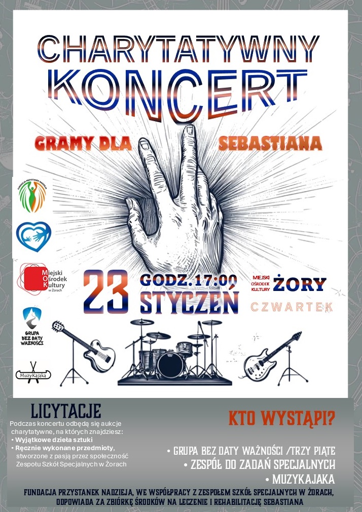 23 stycznia zagrają dla Sebiastiana