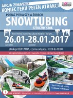 Zakończenie ferii zimowych ze snowtubingiem