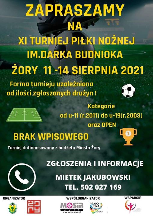 XI Turniej Piłki Nożnej im. Darka Budnioka w Żorach
