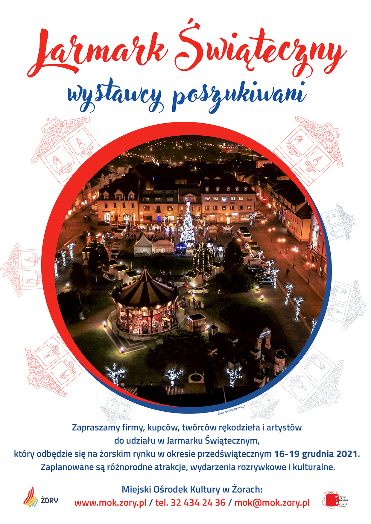 Jarmark Świąteczny w Żorach. Wystawcy poszukiwani