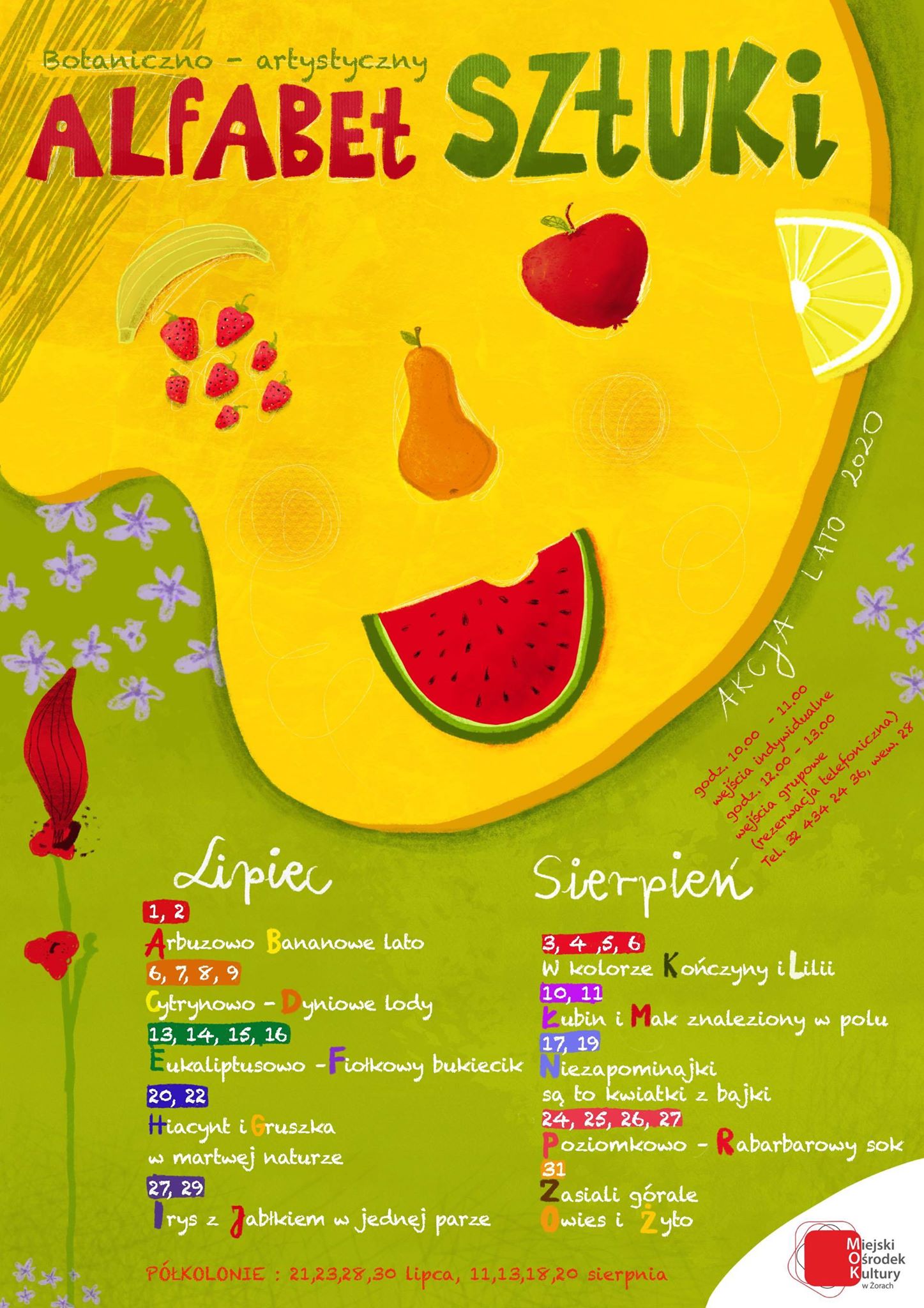 Botaniczno-artystyczny alfabet sztuki w SDA