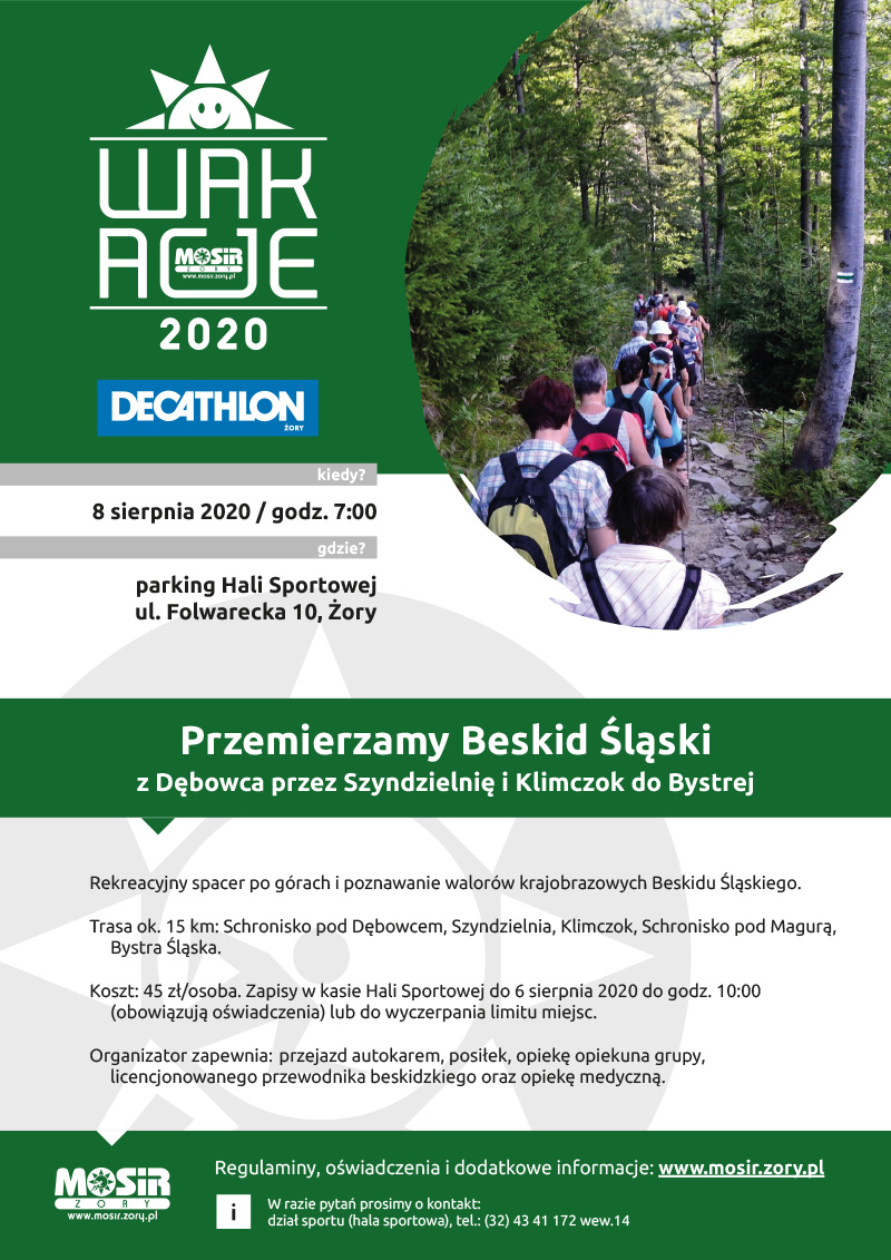 Wakacje 2020 - Rekreacyjny spacer po Beskidzie Śląskim