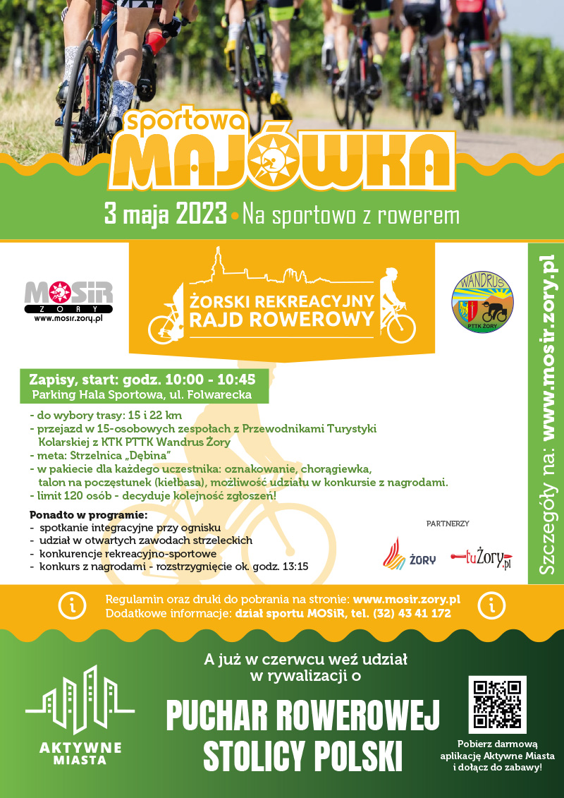 Sportowa Majówka z MOSiR-em i KTK PTTK "Wandrus"
