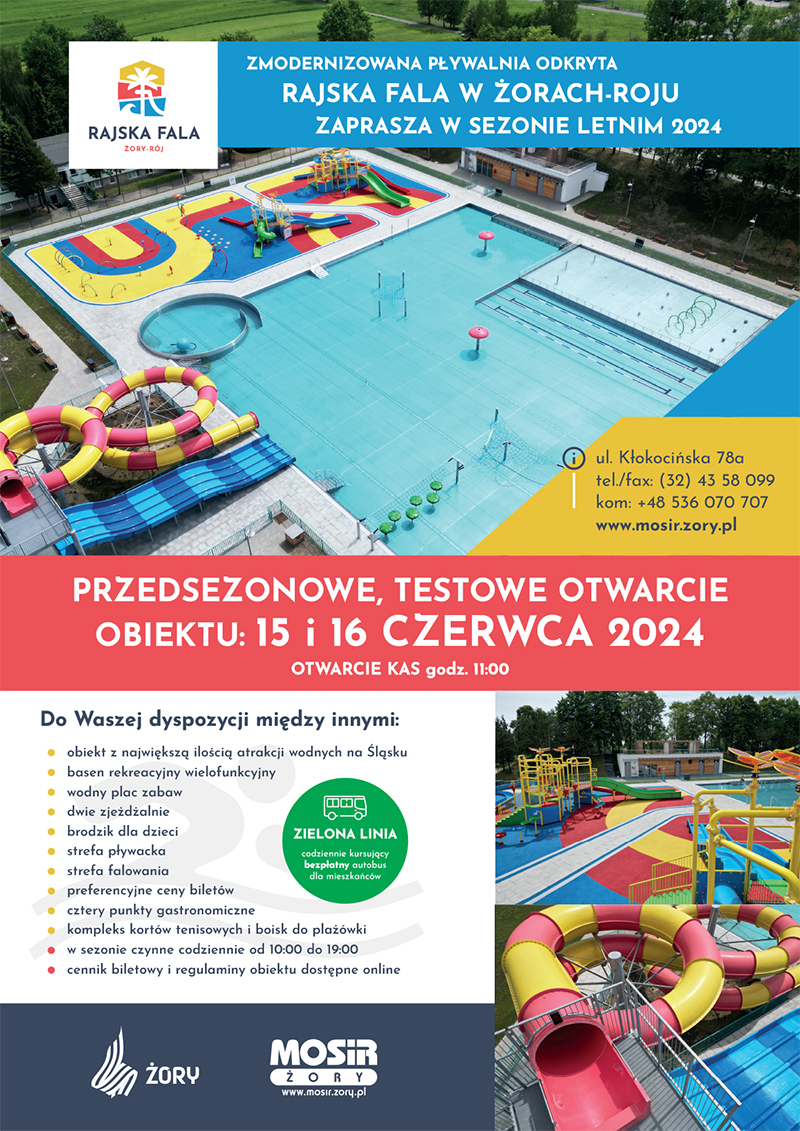 Już w najbliższy weekend testowe otwarcie basenu w Żorach-Roju