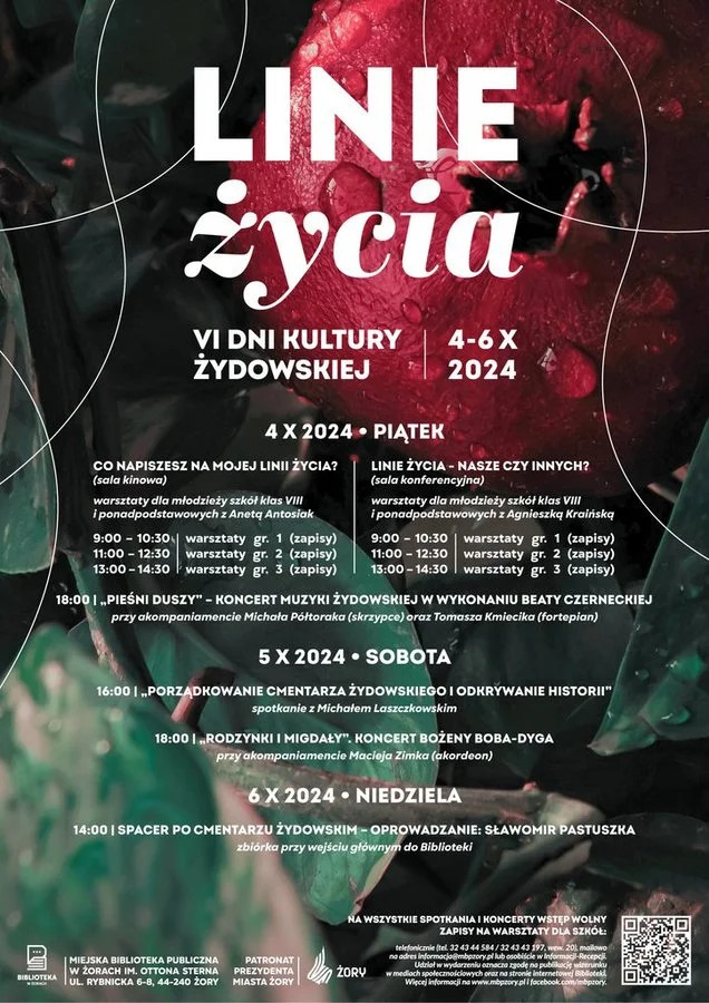 VI Dni Kultury Żydowskiej w Miejskiej Bibliotece Publicznej w dniach 4-6 października 2024r