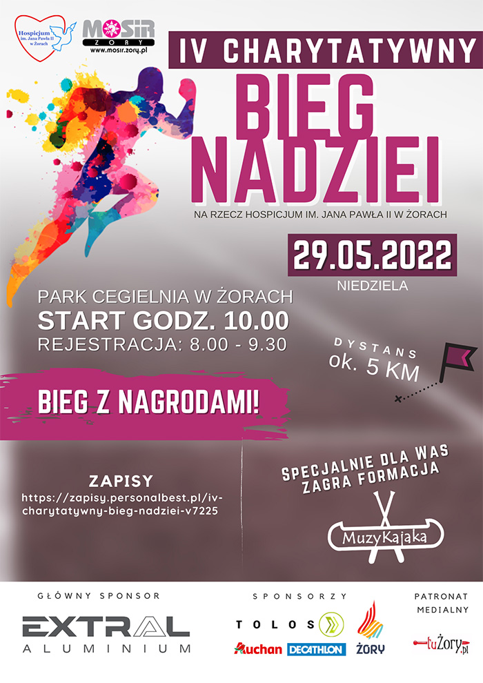 IV Charytatywny Bieg Nadziei - ruszyły zapisy!