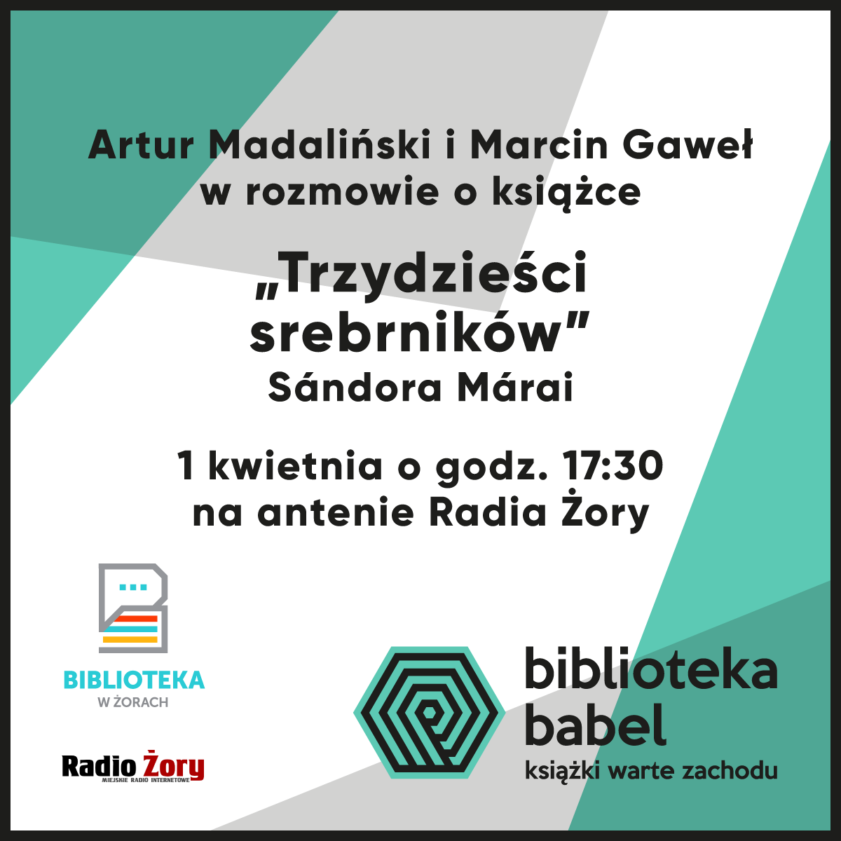 Biblioteka Babel #6 - Trzydzieści srebrników Sandora Marai